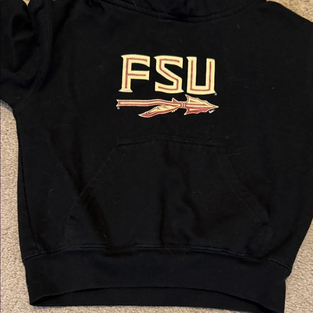 FSU Kids Black Hoodie Sweatshirt